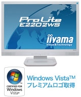 ※△IIYAMA 22インチ 液晶モニター 液晶ディスプレイ Pro Lite E2202WS(B) 【動作品】
