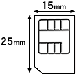 標準 SIM (miniSIM)