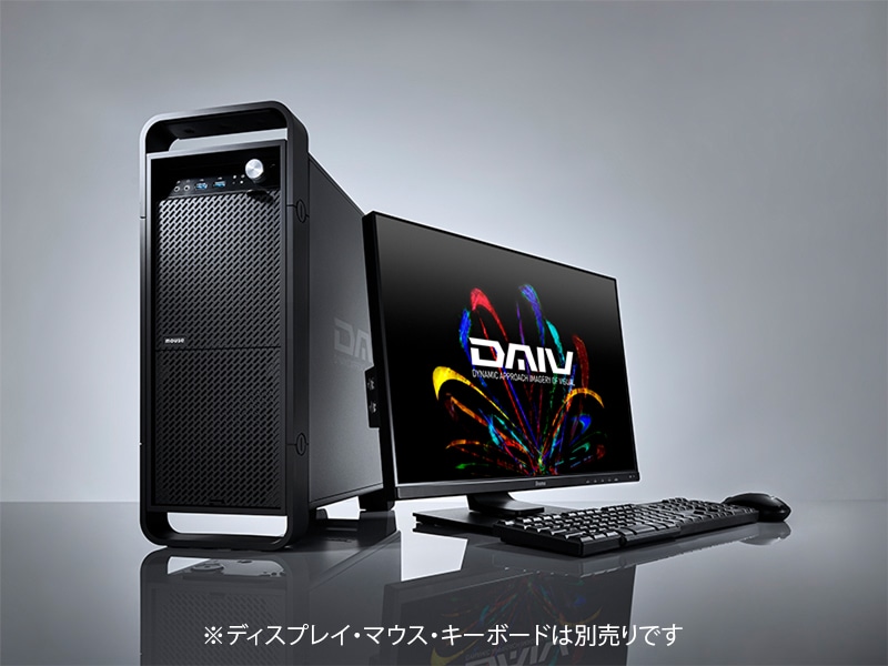 Daiv Z7 動画編集 ゲーミングPC デスクトップパソコンSSDまたはHDD