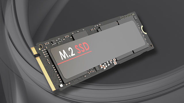 M.2 SSDを標準搭載